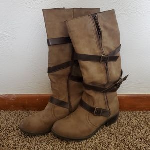 Brown Knee High Boots